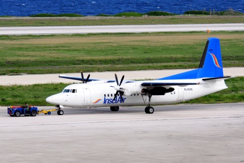 PJ-KVN - Fokker 50 - Insel Air - CUR - 26-11-2017