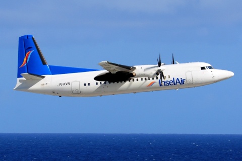 PJ-KVN - Fokker 50 - Insel Air - CUR - 30-11-2017