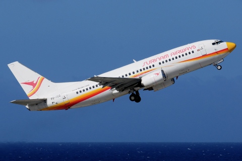 PZ-TCQ - 737-3Q8 - Surinam Airways - CUR - 27-11-2017