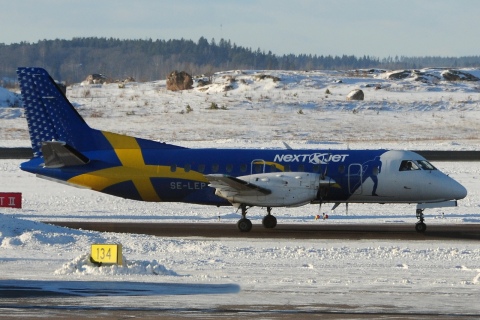 SE-LEP - Saab 340-A - NextJet - HEL - 25-02-2017
