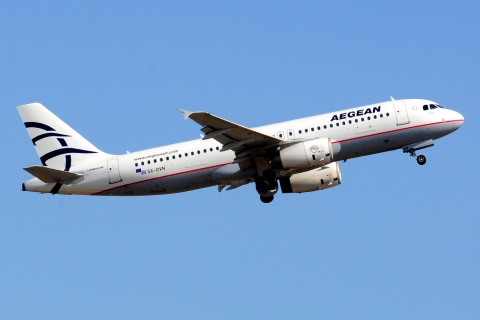SX-DVN - A320-232 - Aegean Airlines - CTA - 27-08-2017