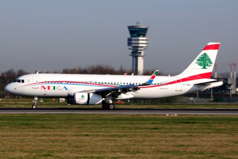 T7-MRF - A320-232(WL) - MEA _ Middle East Airlines - BRU - 27-03-2017