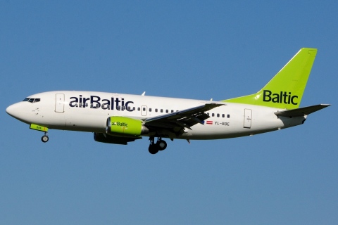 YL-BBE - 737-53S - Air Baltic - AMS - 27-05-2017