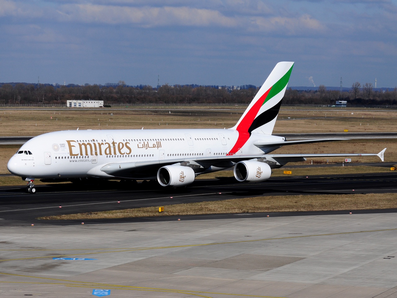 A6-EEX - A380-861 - Emirates - DUS - 27-02-2018b