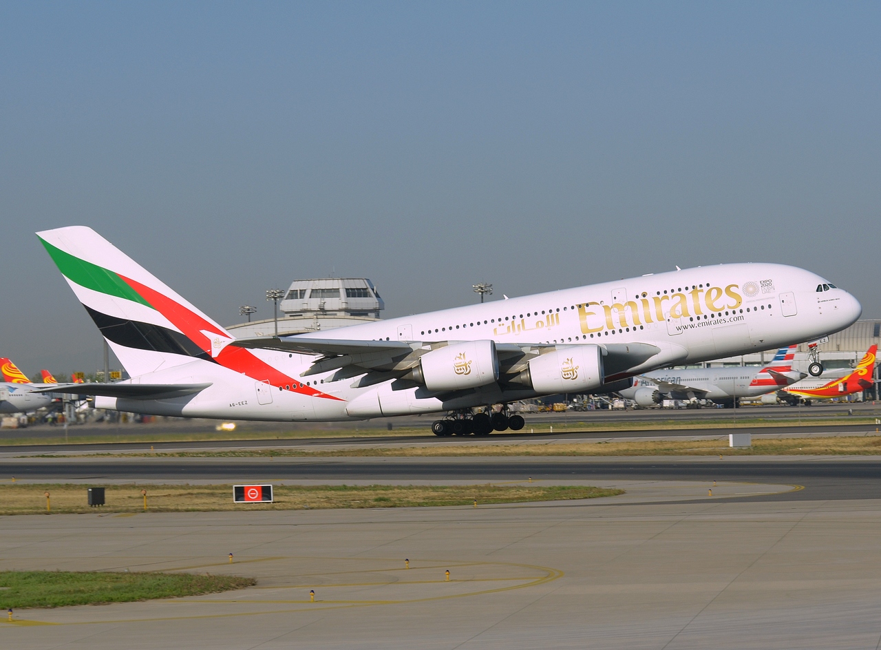 A6-EEZ - A380-861 - Emirates - PEK - 15-04-2018