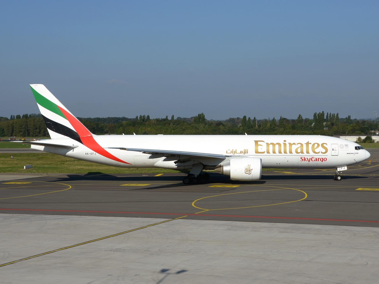 A6-EFJ - 777-F1H - Emirates - LGG - 12-09-2018