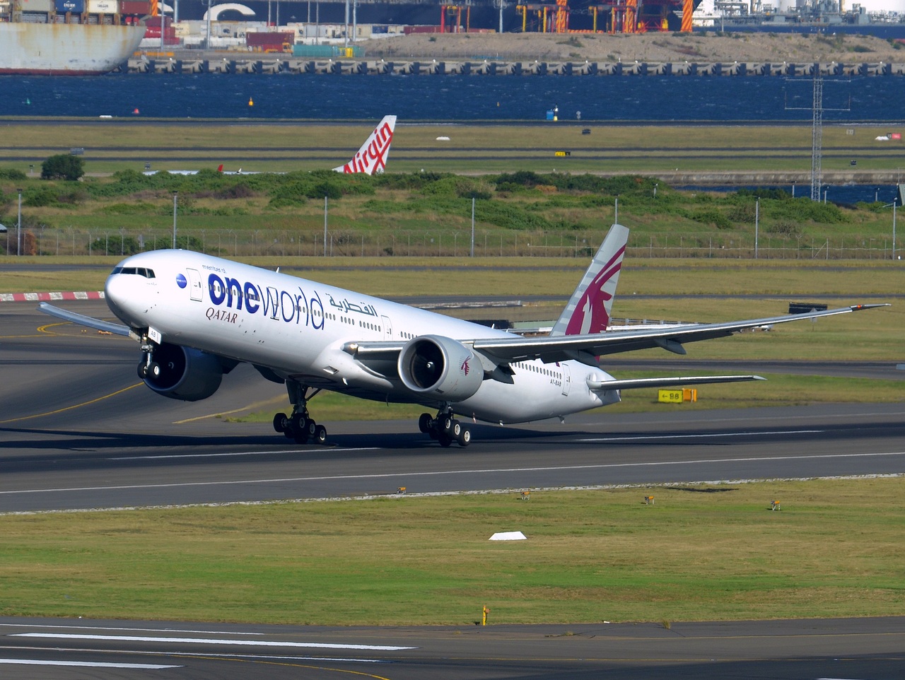 A7-BAB - 777-3DZ(ER) - Qatar Airways - SYD - 14-04-2018
