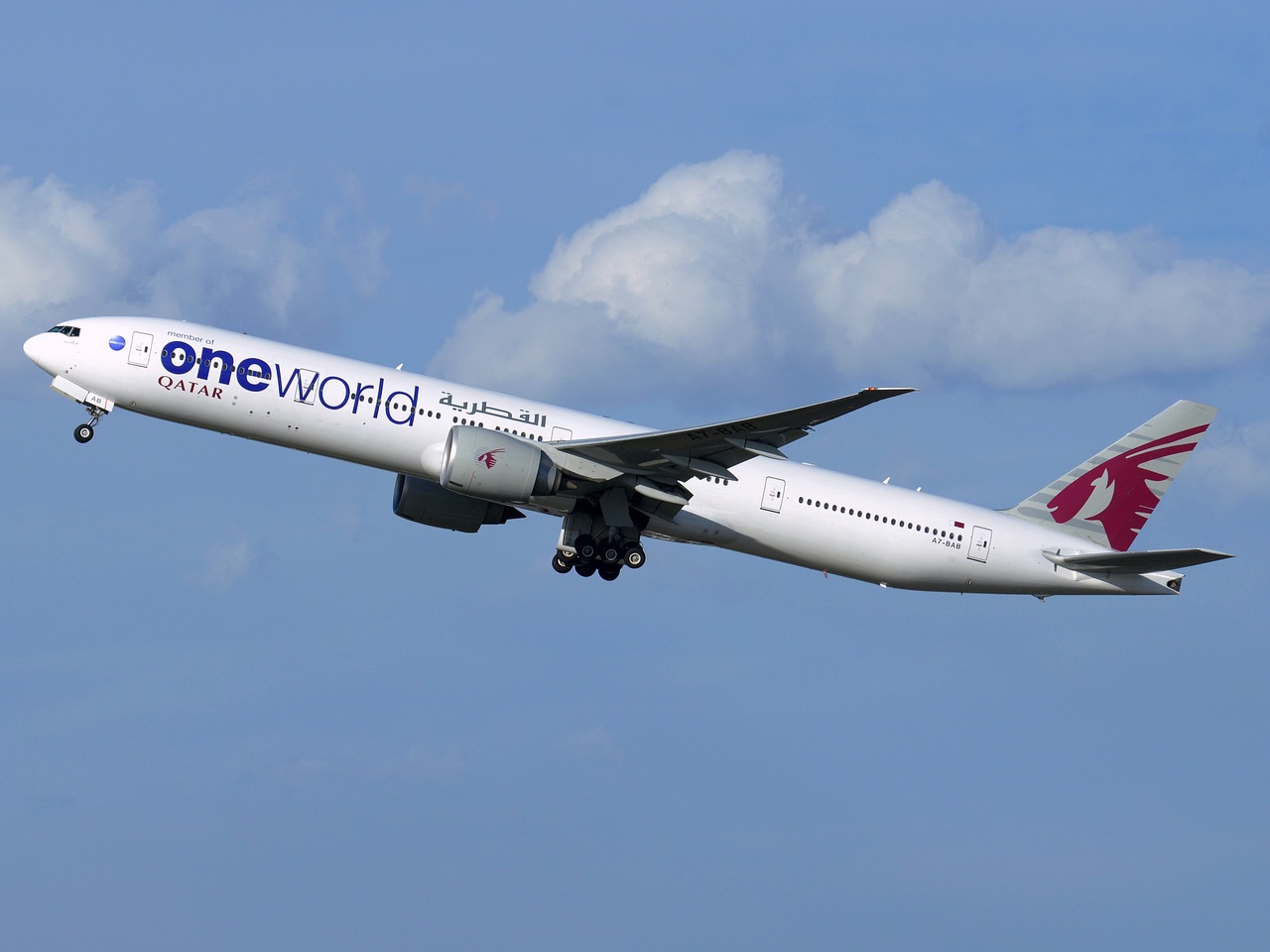 A7-BAB - 777-3DZ(ER) - Qatar Airways - SYD - 14-04-2018b