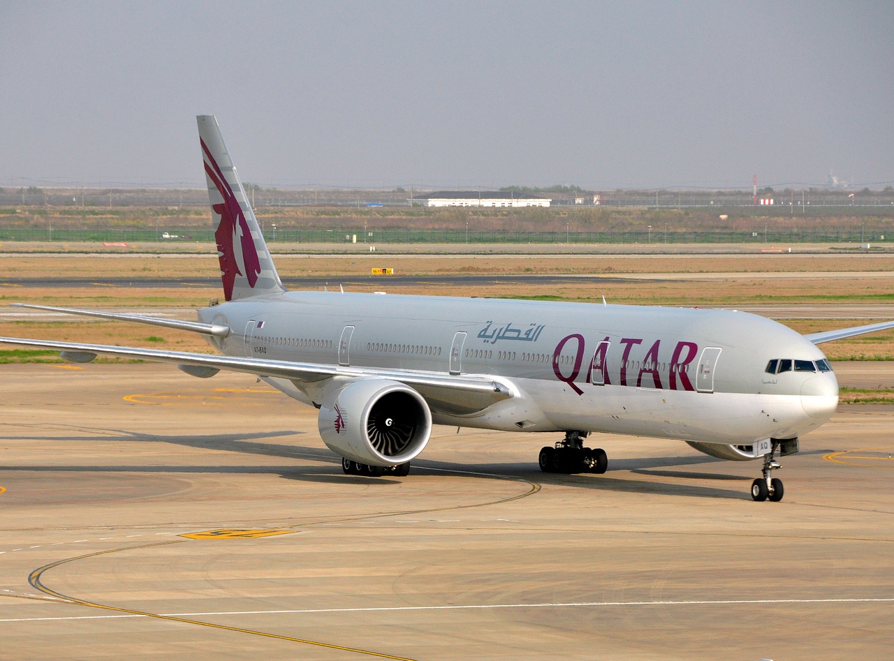 A7-BAQ - 777-3DZ(ER) - Qatar Airways - PVG - 03-04-2018