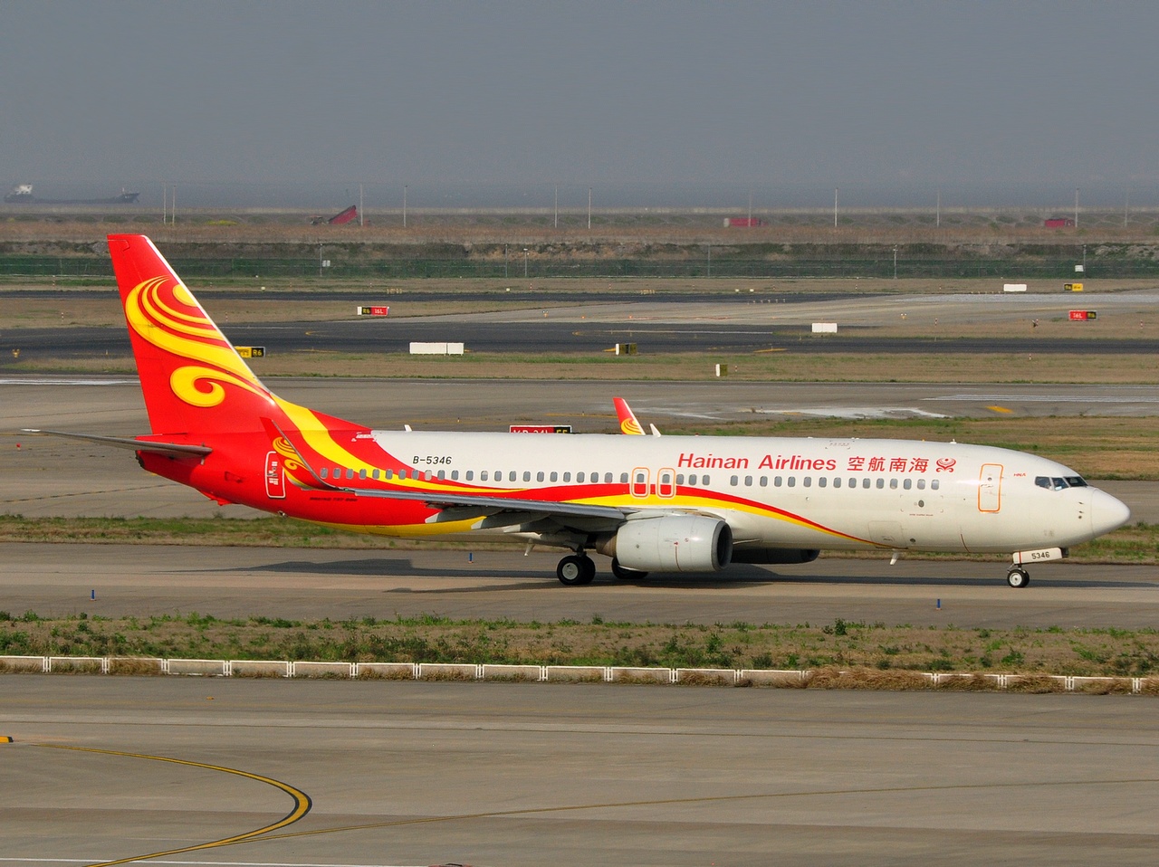 B-5346 - 737-8BK(WL) - Hainan Airlines - PVG - 03-04-2018