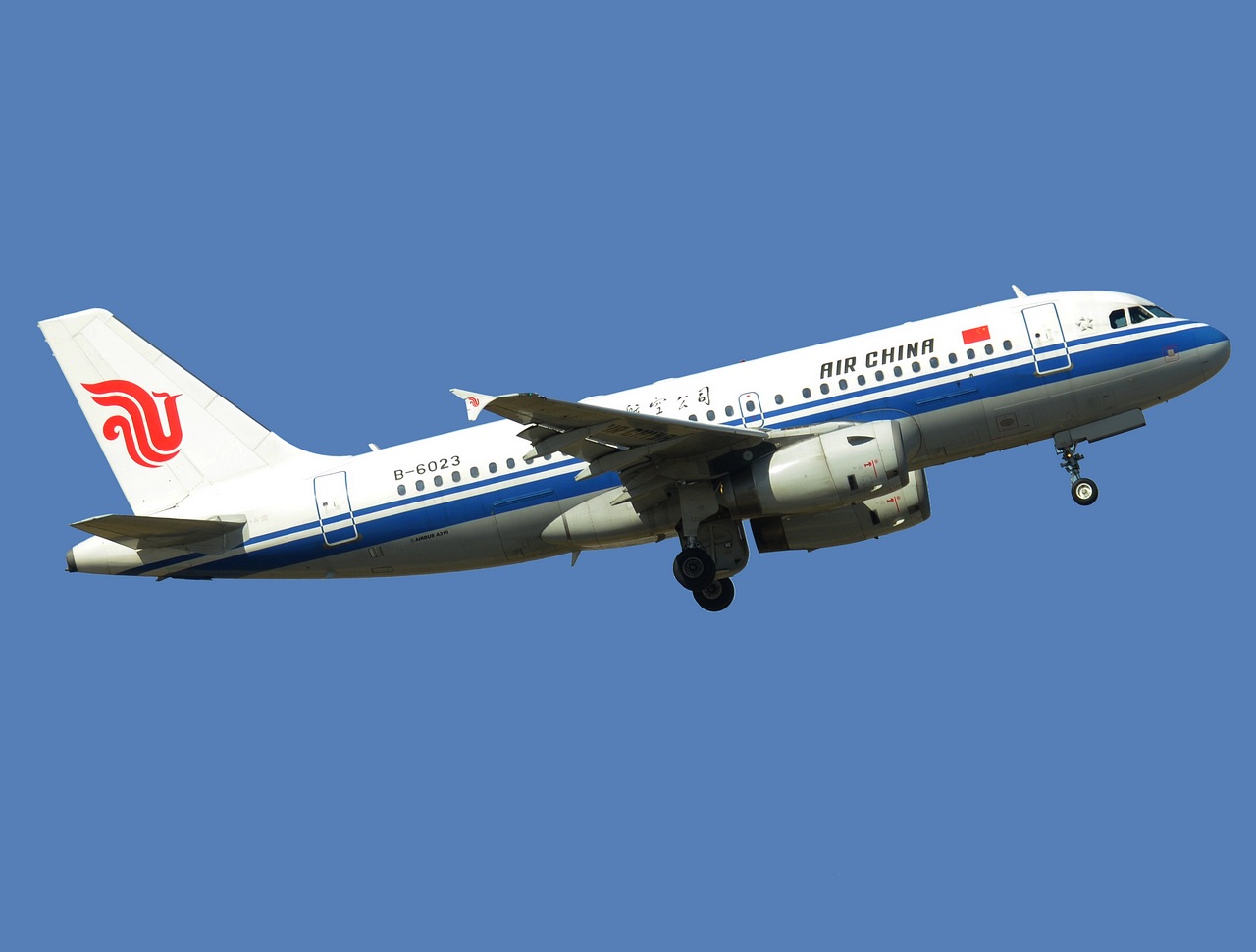 B-6023 - A319-132 - Air China - PEK - 15-04-2018