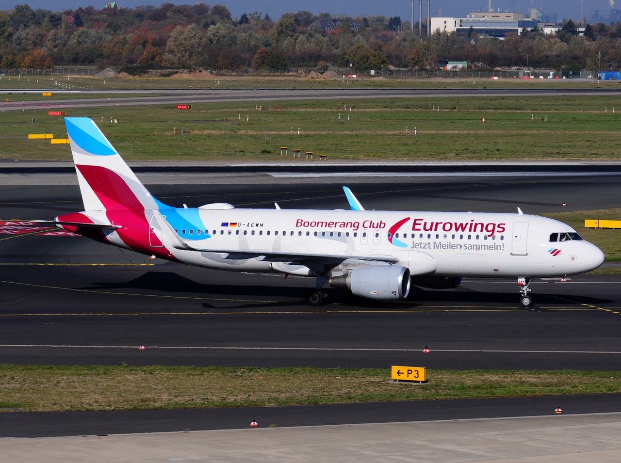 D-AEWM - A320-214(WL) - Eurowings - DUS - 21-10-2018