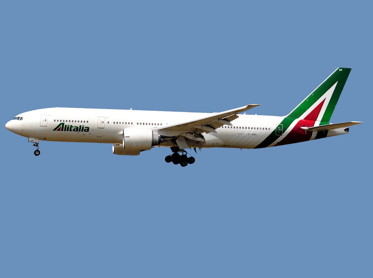 EI-DBK - 777-243(ER) - Alitalia - FCO - 28-05-2018