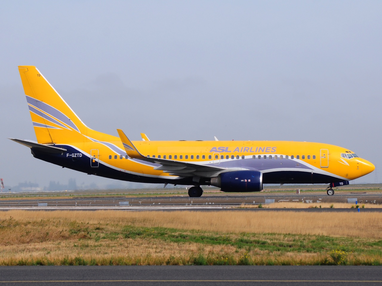 F-GZTD - 737-73V(WL) - ASL Airlines France - CDG - 10-09-2018