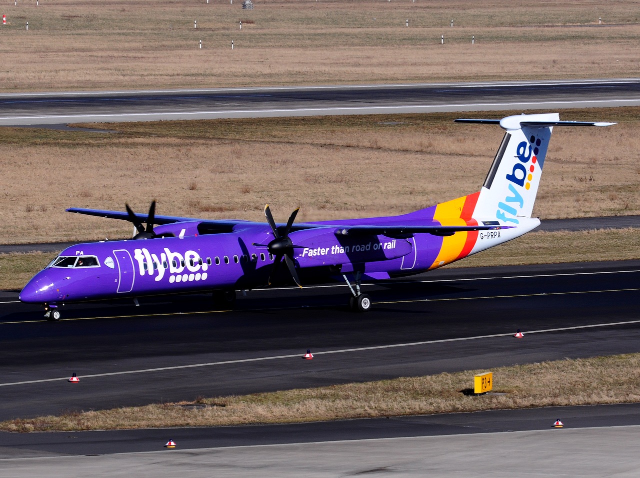 G-PRPA - DHC-8-402Q - Flybe - DUS - 27-02-2018