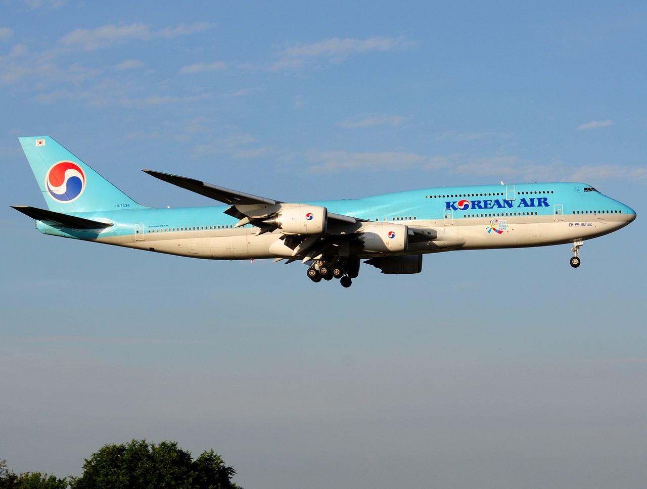 HL7638 - 747-8B5 - Korean Air Lines - FCO - 28-05-2018
