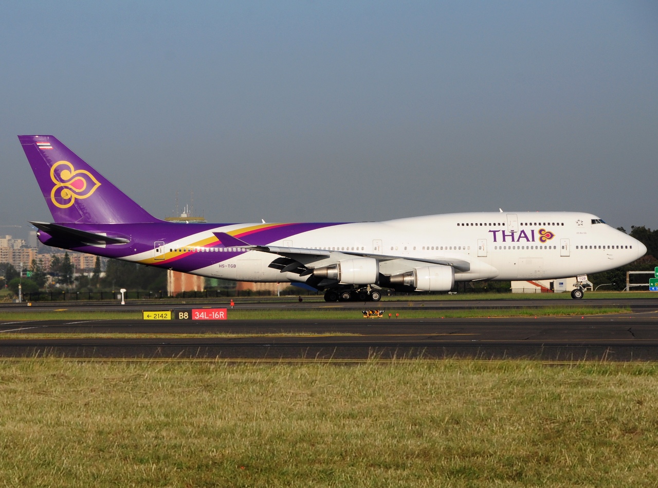 HS-TGB - 747-4D7 - Thai Airways International - SYD - 07-04-2018