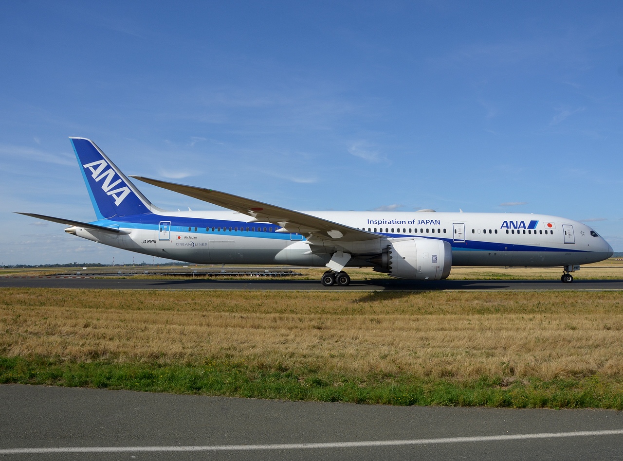 JA891A - 787-9 Dreamliner - ANA All Nippon Airways - CDG - 10-09-2018