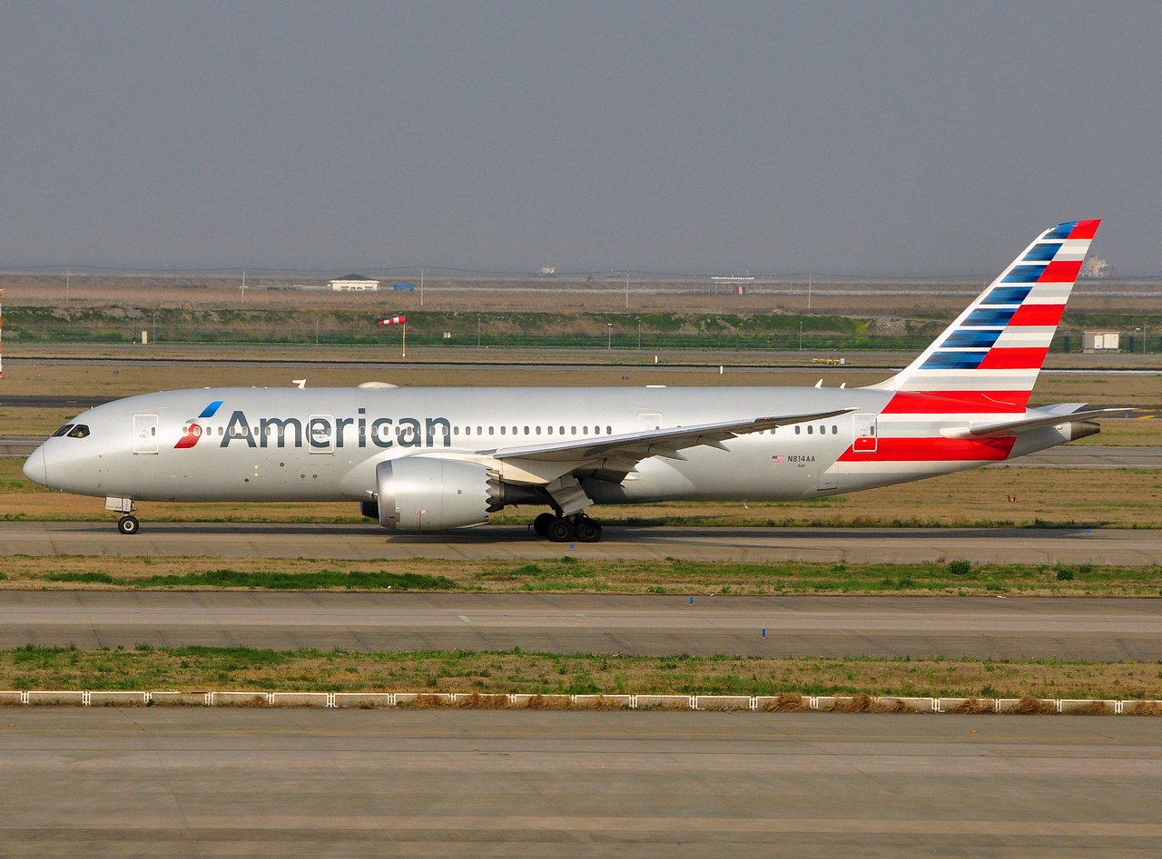 N814AA - 787-8 Dreamliner - American Airlines - PVG - 03-04-2018