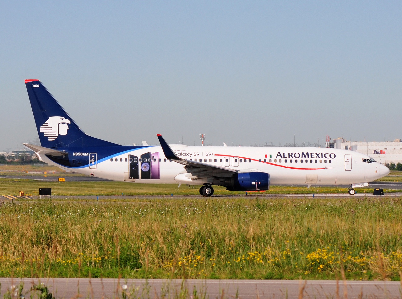 N950AM - 737-852(WL) - Aeromexico - YYZ - 08-07-2018