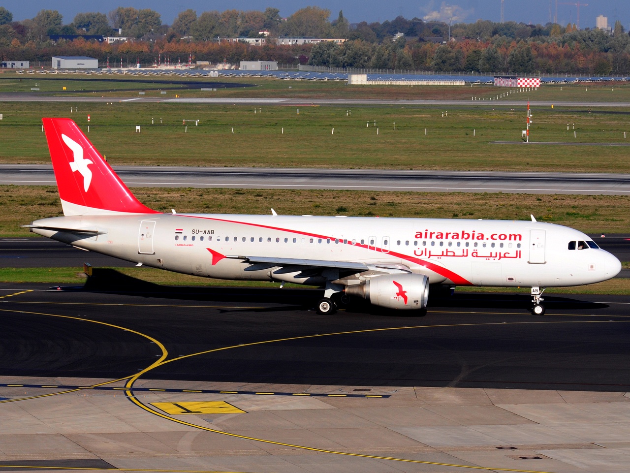 SU-AAB - A320-214 - Air Arabia Egypt - DUS - 21-10-2018