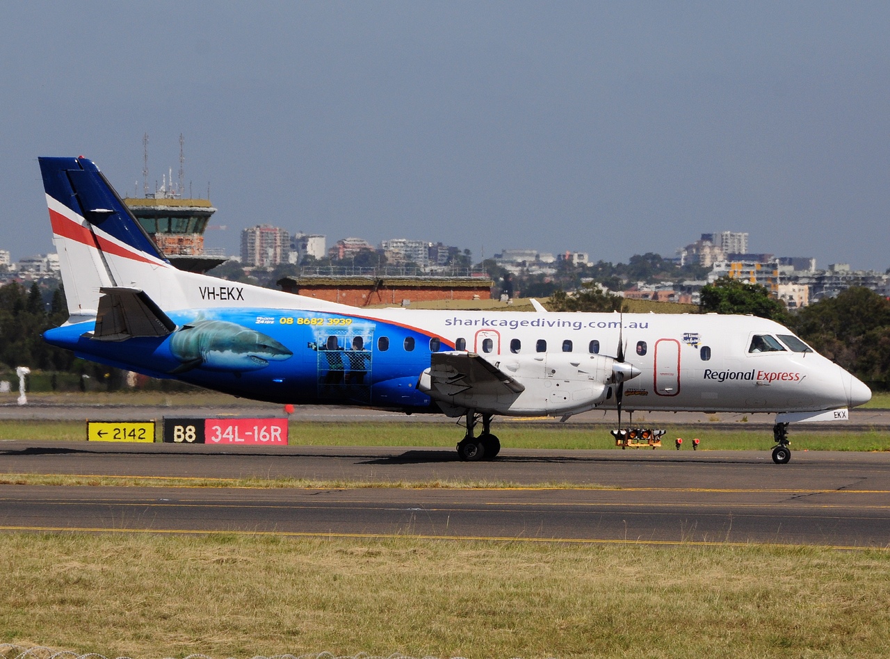 VH-EKX - Saab 340B - REX _ Regional Express - SYD - 07-04-2018