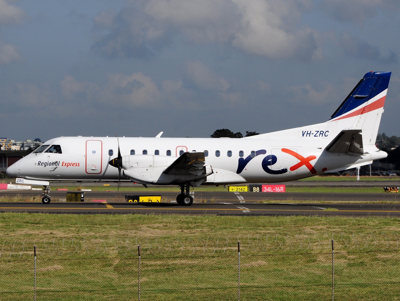VH-ZRC - Saab 340B - REX _ Regional Express - SYD - 07-04-2018