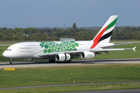 A6-EEW - A380-861 - Emirates - DUS - 15-09-2018b
