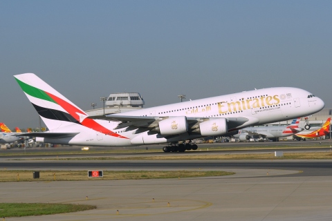 A6-EEZ - A380-861 - Emirates - PEK - 15-04-2018