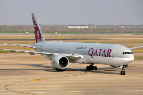 A7-BAQ - 777-3DZ(ER) - Qatar Airways - PVG - 03-04-2018