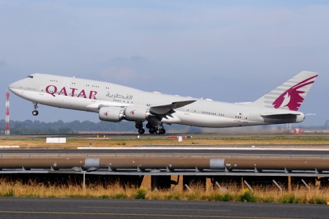 A7-HHE - 747-8KB - Qatar Amiri Flight - CDG - 10-09-2018