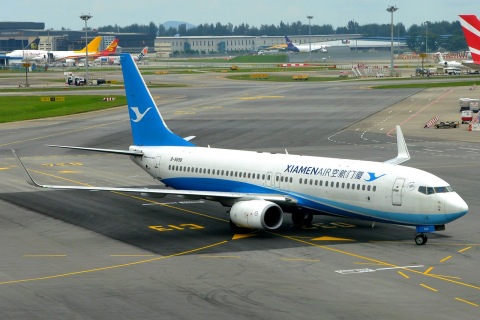 B-5658 - 737-85C(WL) - Xiamen Airlines - SIN - 06-01-2018