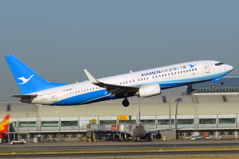 B-6490 - 737-85C(WL) - Xiamen Airlines - PEK - 15-04-2018