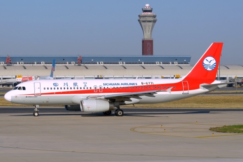 B-6771 - A320-232 - Sichuan Airlines - PEK - 15-04-2018