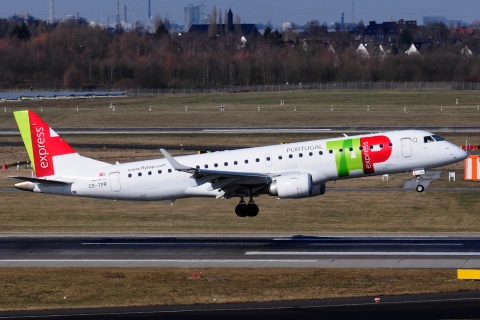 CS-TPR - ERJ-190LR (ERJ-190-100 LR) - TAP Express - DUS - 27-02-2018