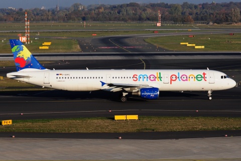 D-ASPC - A321-211 - Small Planet Airlines Germany - DUS - 21-10-2018