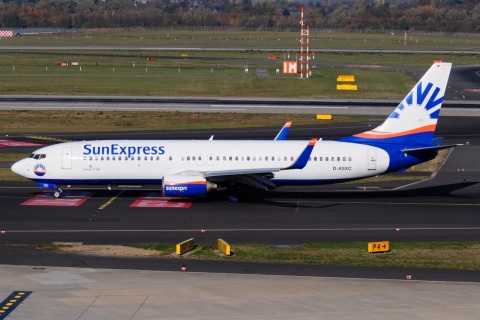 D-ASXC - 737-86N(WL) - SunExpress Germany - DUS - 21-10-2018