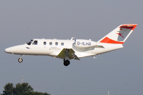 D-ILHB - Cessna 525 CitationJet CJ1+ - Lufthansa Flight Training - LGG - 12-09-2018