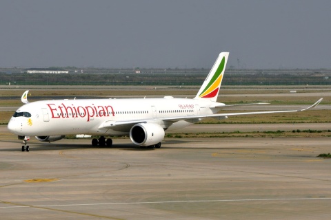 ET-AUA - A350-941 - Ethiopian Airlines - PVG - 03-04-2018