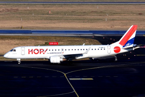 F-HBLG - ERJ-190STD (ERJ-190-100) - HOP! - DUS - 27-02-2018