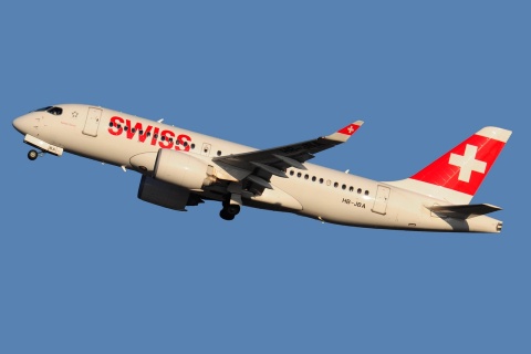 HB-JBA - A220-100 - Swiss - DUS - 21-10-2018