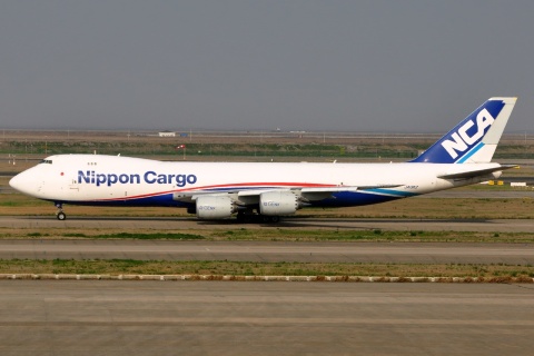 JA16KZ - 747-8KZF - Nippon Cargo Airlines - PVG - 03-04-2018