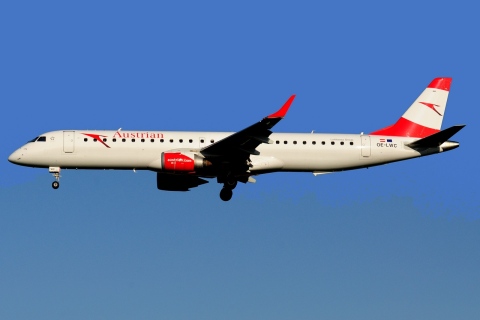 OE-LWC - ERJ-195LR (ERJ-190-200 LR) - Austrian Airlines - BRU - 04-05-2018