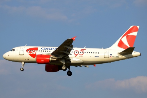 OK-NEO - A319-112 - CSA Czech Airlines - BRU - 27-06-2018