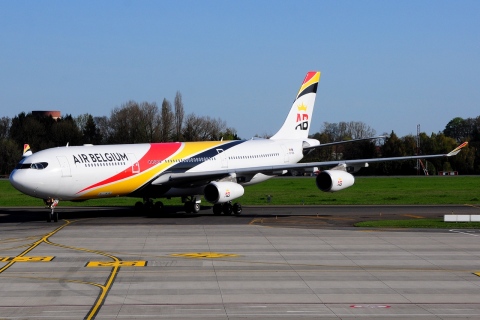 OO-ABA - A340-313 - Air Belgium - CRL - 28-04-2018