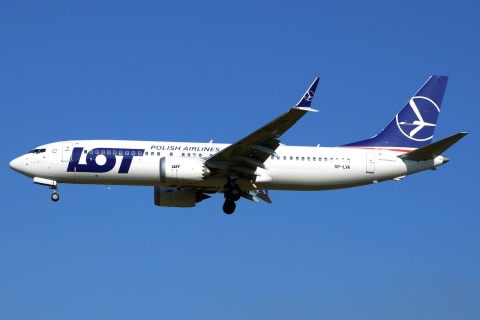 SP-LVA - 737-8 MAX - LOT _ Polish Airlines - BRU - 27-06-2018