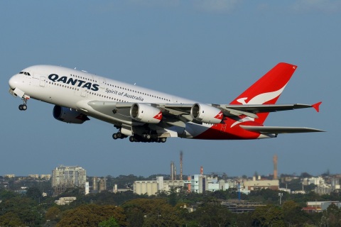 VH-OQC - A380-842 - Qantas - SYD - 14-04-2018