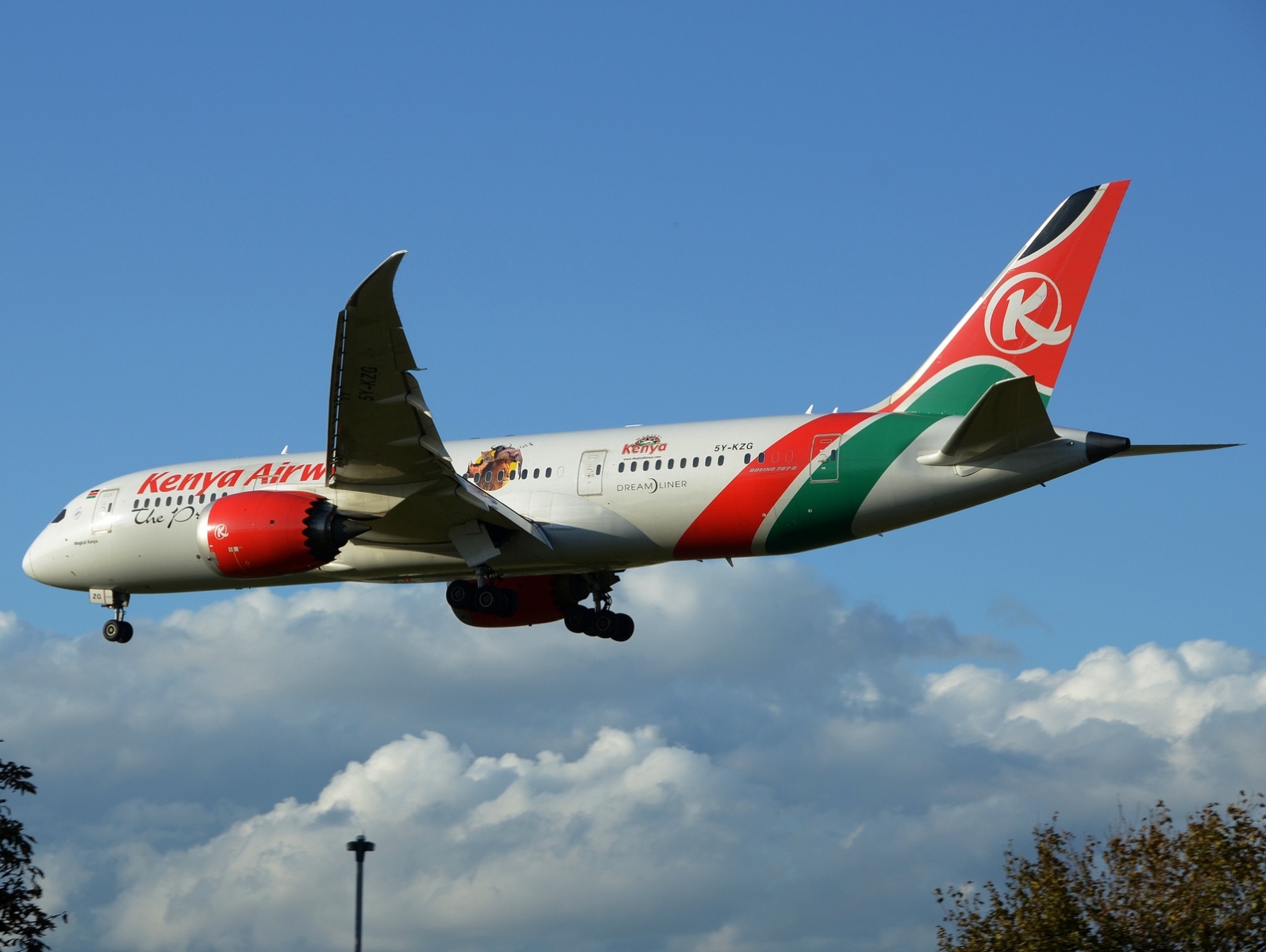 5Y-KZG - 787-8 Dreamliner - Kenya Airways - LHR - 19-10-2019b