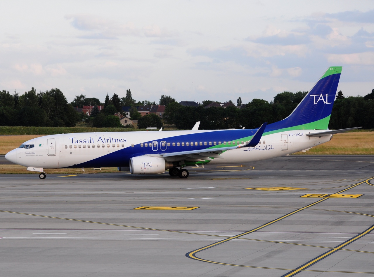 7T-VCA - 737-8ZQ(WL) - Tassili Airlines - CRL - 30-07-2019