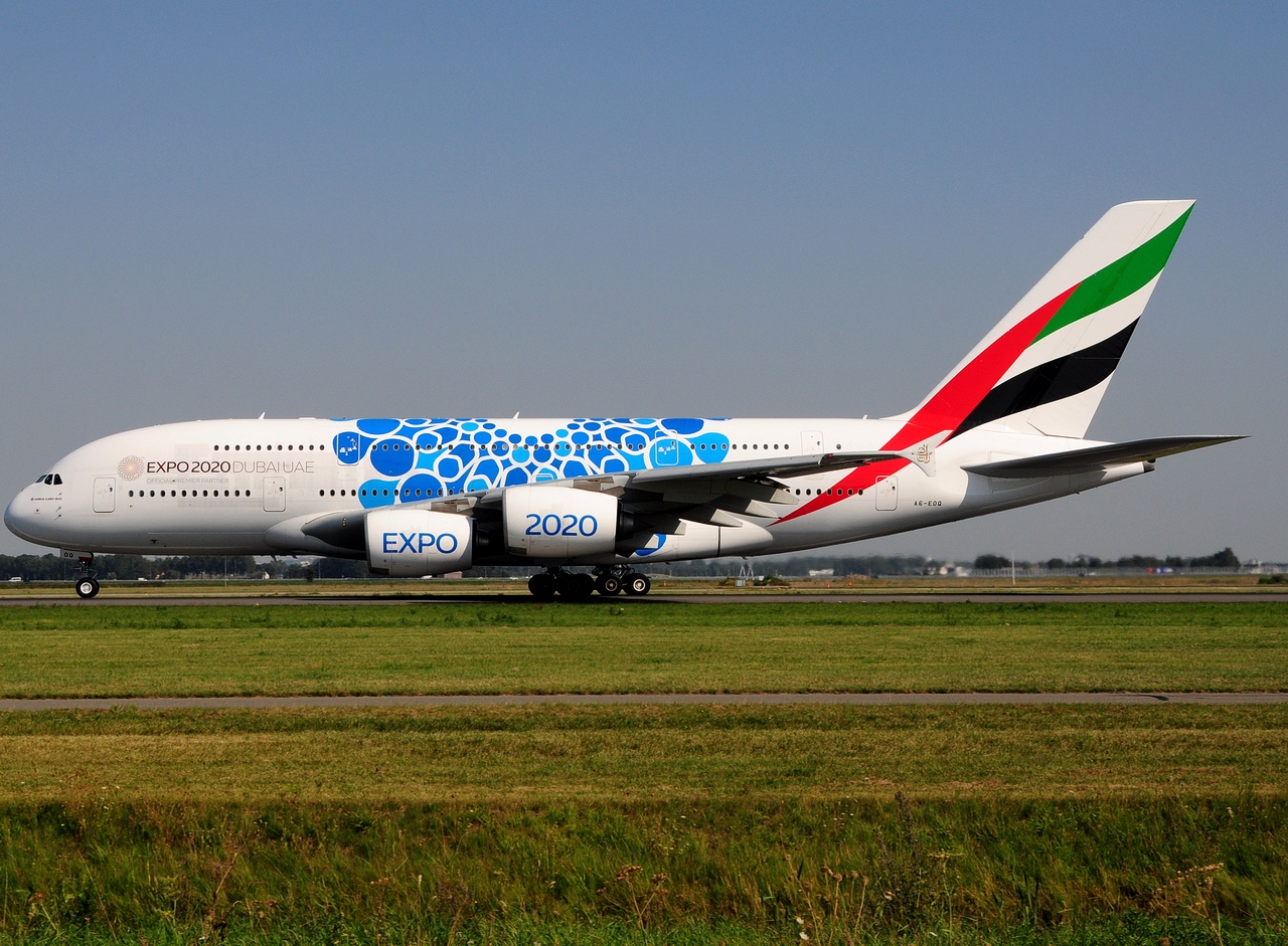 A6-EOQ - A380-861 - Emirates - AMS - 24-08-2019